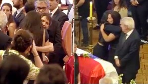 Este fue el cordial gesto de la hija de Piñera con los ministros del gobierno de Gabriel Boric durante el velorio