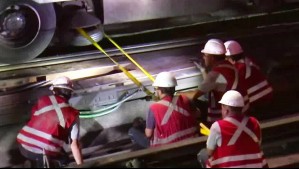 Metro continúa trabajando para reestablecer totalidad de Línea 1 tras descarrilamiento