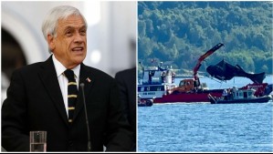 Tras extracción desde el Lago Ranco: El proceso que viene con el helicóptero en que capotó el expresidente Piñera