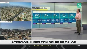 'Golpe de calor' en Región Metropolitana: Este es el pronóstico del tiempo de este lunes para Santiago