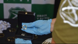 Carabineros incauta más de 180 millones de pesos en joyas falsas en el Barrio Patronato