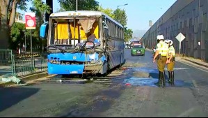 Choque entre dos buses deja al menos 19 heridos en comuna de Conchalí