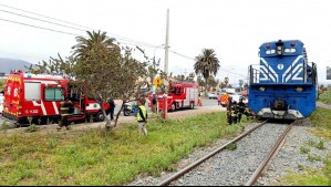 Mujer que caminaba al costado de la línea férrea es atropellada por un tren y pierde sus dos pies en La Serena