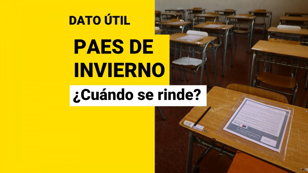 PAES de Invierno ¿Cuándo se rinde, cuáles son las fechas de inscripción y quiénes la pueden dar