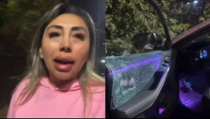'Me tiraron al suelo': Naya Fácil sufre intento de encerrona y choca su auto contra la reja de una casa en La Florida