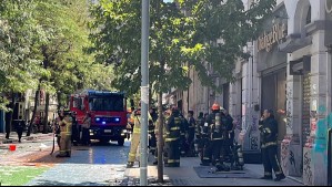 Explosión en edificio del centro de Santiago: Hay cuatro personas lesionadas