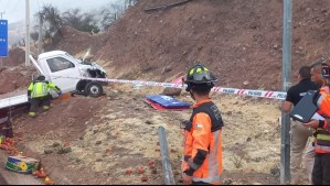 Un fallecido deja colisión en ruta Los Libertadores