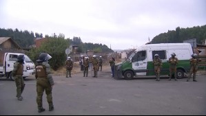 21 detenidos tras desalojo de toma en la población Juan Riquelme de Concepción