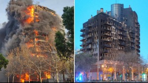 Reportan al menos 10 muertos tras voraz incendio en edificio de España