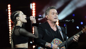 Canta desde niña: Karina Pasian, la corista de Alejandro Sanz que se robó las miradas en su show del Festival de Viña