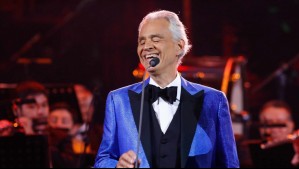 'Me puso la piel de gallina': La emotiva reacción de usuarios de redes ante la presentación de Andrea Bocelli en Viña