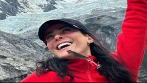 Tonka Tomicic regresa a la Patagonia y comparte imágenes de su visita al glaciar Calluqueo