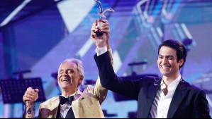 'Es increíble': La reacción de Matteo Bocelli tras acompañar a su padre en el Festival de Viña del Mar