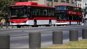 Directorio de Transporte Público afirma que funcionará la 'totalidad' de buses RED este 'súper lunes'