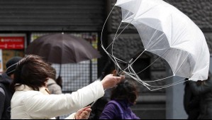'Sistema frontal frío': Meteorología emite aviso por vientos en cuatro regiones del país