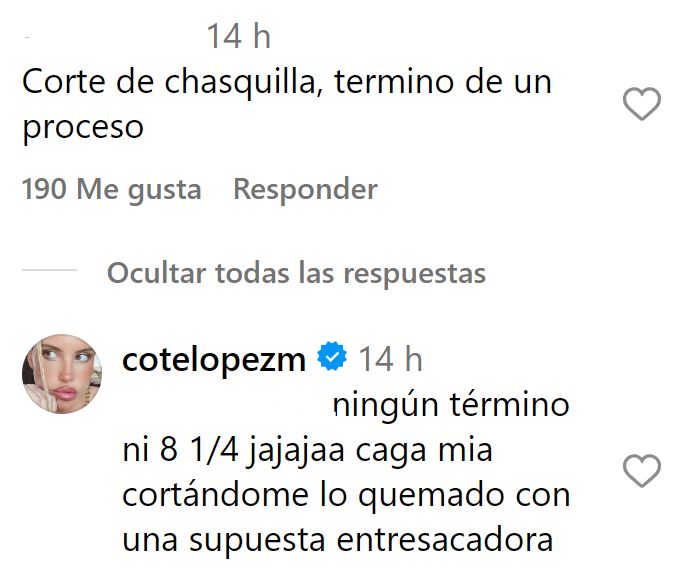 Comentario de Coté López