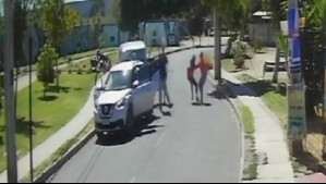 Video muestra violento robo con retención a trabajadores en Renca: Una de las víctimas resultó baleada