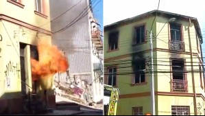 Incendio afecta a casona en cerro Cordillera de Valparaíso