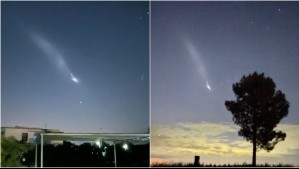 ¿El cometa diablo? Captan objeto brillante en el cielo de varias regiones de la zona centro sur del país