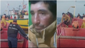 Encuentran con vida a pescadores desaparecidos en el mar desde hace siete días en la región del Biobío