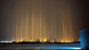 Pilares de luz: La explicación detrás del fenómeno atmosférico que asombró a la Araucanía