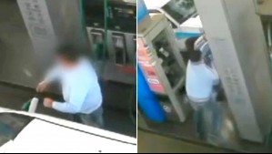 Video muestra día de furia de un conductor en bencinera: Dio brutal golpiza a bombero que se demoró en atenderlo