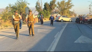 Dos conductores mueren tras colisión frontal en Lampa: Investigan posible exceso de velocidad
