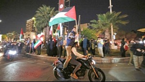 Iraníes festejaron en las calles el ataque de su país contra Israel