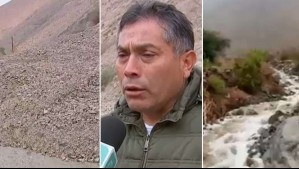 Alcalde de Alto del Carmen reporta deslizamiento de tierra y cerca de 200 personas aisladas en el sector
