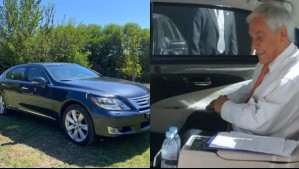 'Auto con historia presidencial': Lexus que pertenecía a Sebastián Piñera está a la venta en Facebook