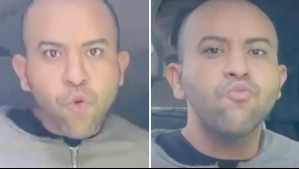Lanzó besos a la cámara: El provocador gesto del acusado de asesinar al mayor Sánchez tras ser detenido