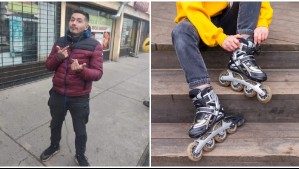 Estuvo desaparecido durante cinco días: Joven patinó desde Santiago a Valparaíso para regresar a su casa