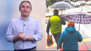 Frío y lluvia en la zona central: El pronóstico de Alejandro Sepúlveda para el fin de semana y los días que vienen