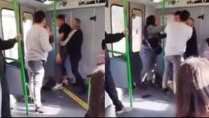 Persecución de delincuente terminó en el Metro de Valparaíso: Video muestra la detención al interior de un tren