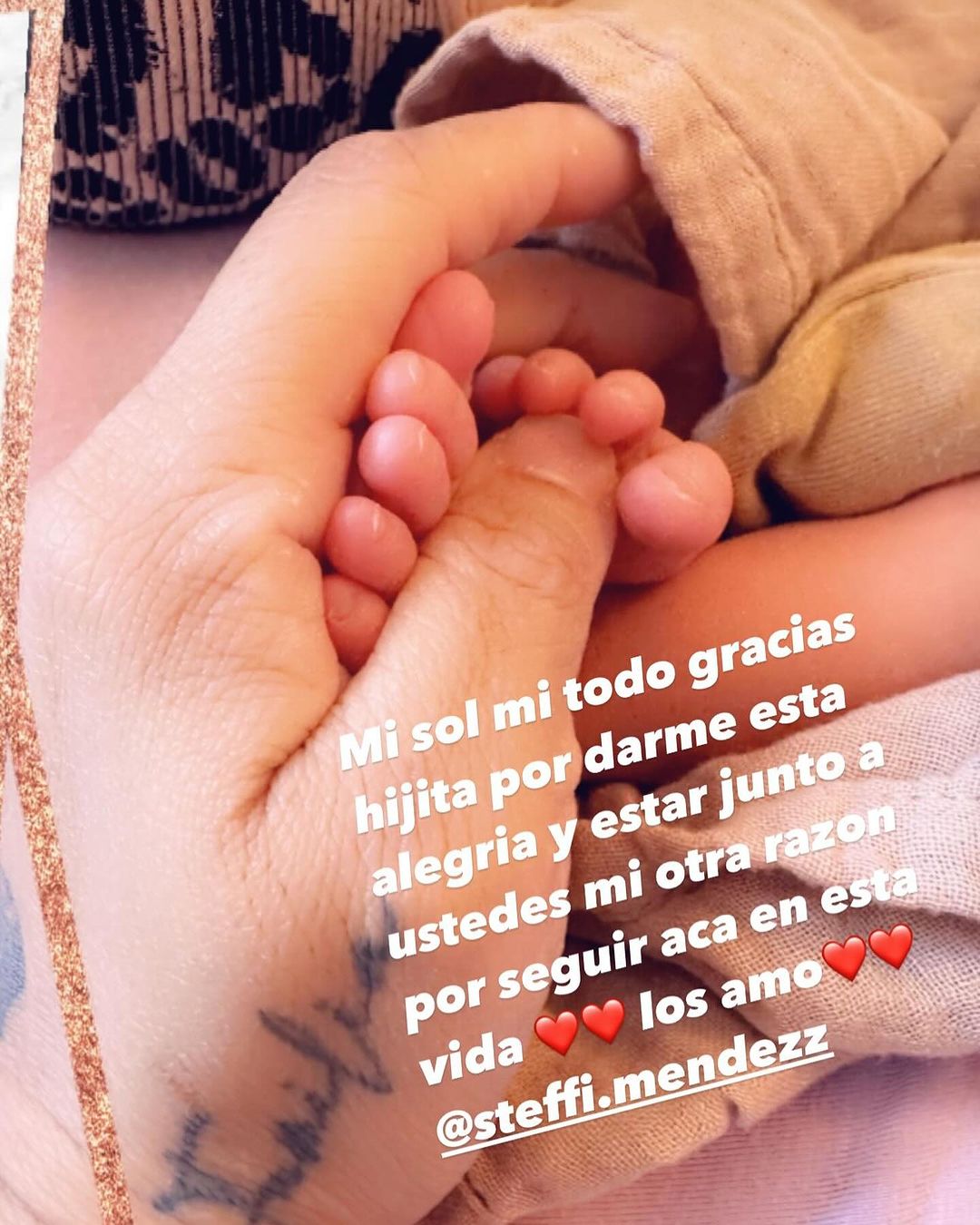 Anuncian nacimiento del hijo de Steffi Méndez (Instagram)