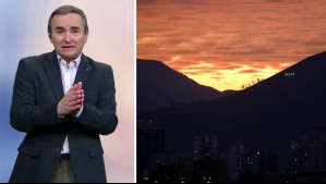 'Nubosidad en altura y nieblas': Alejandro Sepúlveda entrega su pronóstico para este jueves