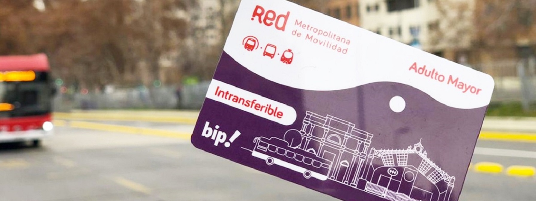 Tarjeta Bip Adulto Mayor Intermodal (Red de Movilidad)