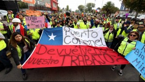 Puerto Coronel pide al Gobierno 'asegurar el orden público' ante bloqueo del terminal marítimo