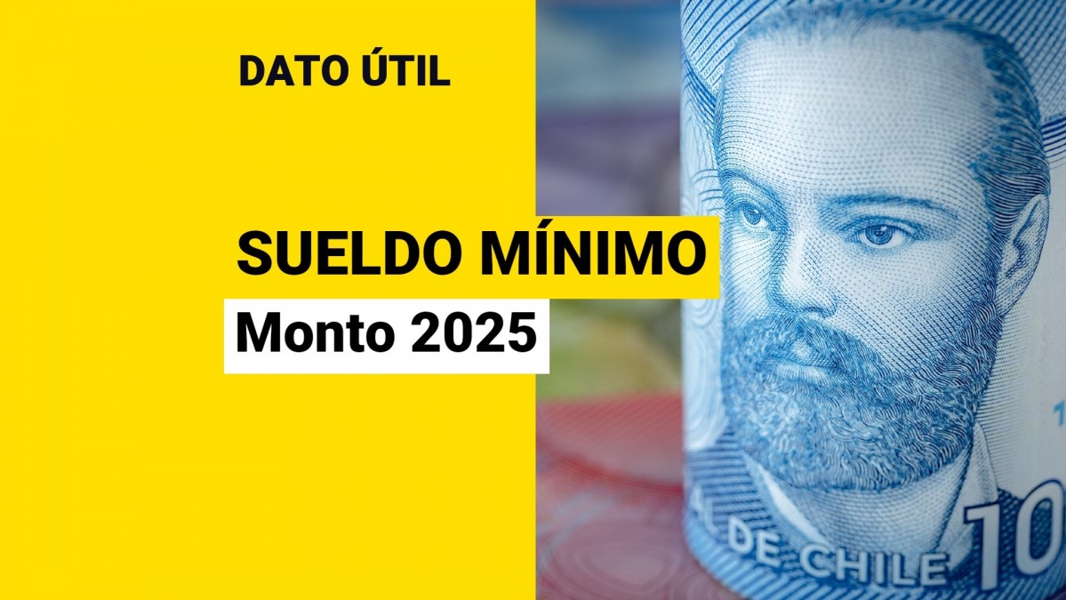 Sueldo mínimo en Chile ¿Cuál será el monto que alcanzará en 2025