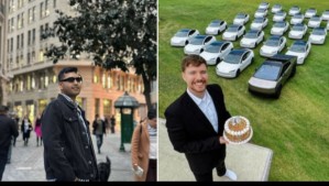 Precio supera los $39 millones: Chileno gana auto Tesla sorteado por 'MrBeast' en su cumpleaños