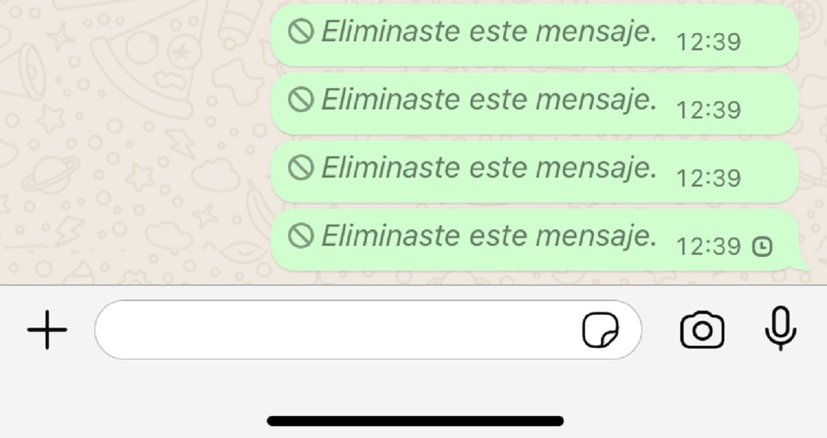 Eliminar mensajes WhatsApp