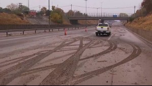 Se produce corte parcial de tránsito en ruta 68 tras sistema frontal