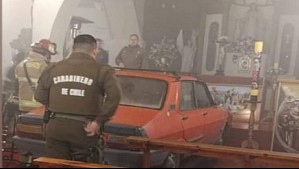 Sujeto con 'delirios místicos' estrelló su vehículo contra el altar de una iglesia en la región de O'Higgins