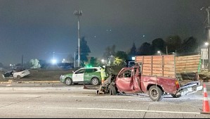Accidente de alta energía en Pedro Aguirre Cerda deja un hombre fallecido y otro en riesgo vital
