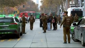 Hombre es baleado en plena Alameda: Fue trasladado a un centro asistencial