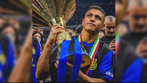 Con 'La mano de Dios': Así se despidió Alexis Sánchez del Inter de Milán