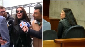 'Esto es un ataque de celos de la diputada': Así fue la llegada de Daniela Aránguiz a tribunales