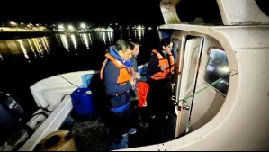 Encuentran sin vida a una de las cinco personas desaparecidas tras naufragio de lancha en Calbuco