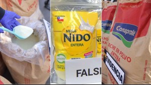 La hacían pasar por leche Nido y se vendía en bolsas plásticas: Incautan 1 tonelada de leche en sacos de marca Conaprole