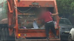 'Carroñeros de la basura': Banda delictual se dedica a asaltar camiones recolectores con armas de fuego
